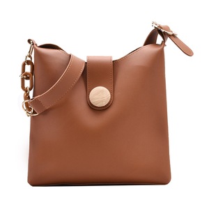 Fashion Exquisite Shopping Bag Fashion Shoulder Bag Women Solid PU Simple Large Capacity Daily Messenger Pouch