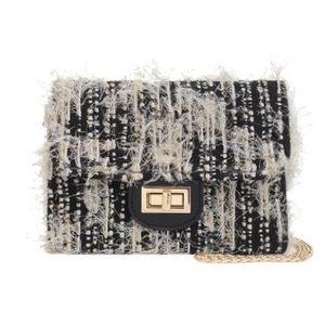 Fashion Female Woolen Shoulder Crossbody Bag Ladies Fluffy Chain Travel Small Square Women Tote Handbag