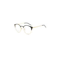 Fashion Flat Mirror Ultra Light Metal Blue Light Protection - Black