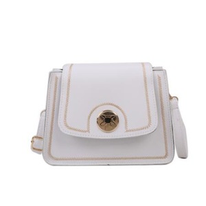 Fashion Lattice Pattern Crossbody Bag Women Solid Color PU Leather Satchel Casual Female Travel Shoulder Handbag Purse