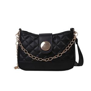 Fashion Lattice Pattern Women Crossbody Bag Female PU Leather Chain Shoulder Messenger Satchel Pouch Lady Travel Daily Handbag