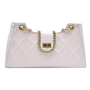 Fashion Lattice Pattern Women Underarm Shoulder Bag Small Female Solid Color Rhombus Casual Handbag Lady Tote Satchel