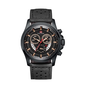 Fashion Multi-function Sports Belt Watch Creative Calendar Waterproof Watch Quartz Watch Suitable for Men-4