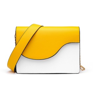 Fashion Pu Leather Crossbody Bag Women Chain Small Shoulder Handbag Popular Simple Female Daily Bag
