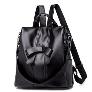 Fashion PU School Backpack Casual Handbag Shoulder Bag