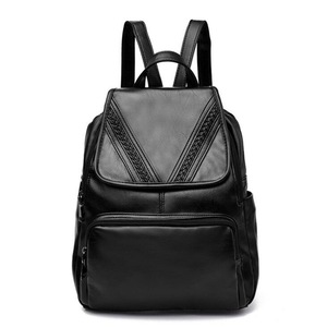 Fashion PU School Backpack Casual Handbag Shoulder Bag
