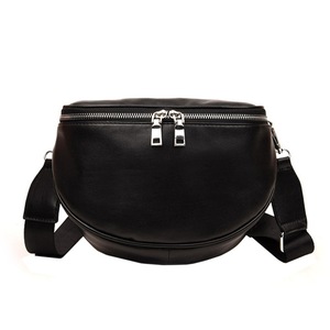 Fashion Pure Color Women Leather Shell Messenger Shoulder Bag Bust Bag Crossbody Bag Money