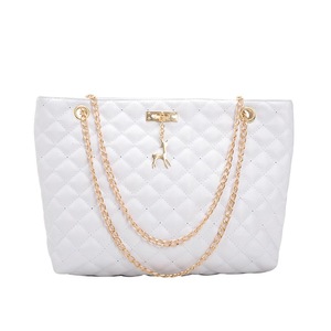 Fashion Quality PU Leather Large Bags For Women High Capacity Crossbody Shoulder Handbag Travel Crossbody Lattice Tote Bag