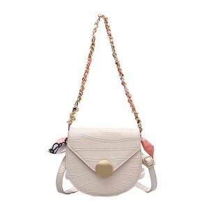 Fashion Saddle Crossbody Bag Women Alligator PU Leather Mini Chain Shoulder Messenger Purse Pouch Female Daily Travel Handbags?
