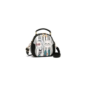 Fashion Satchel Purse Handbag Summer Bag Literature and Art Slant Single Shoulder Bag for Women-2