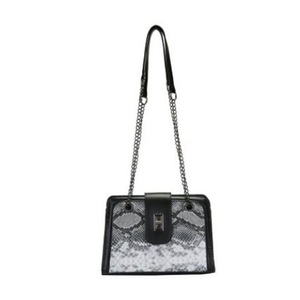 Fashion Serpentine Women Shoulder Messenger Bag PU Leather Snake Print Chain Totes Female Retro Travel Crossbody Handbag