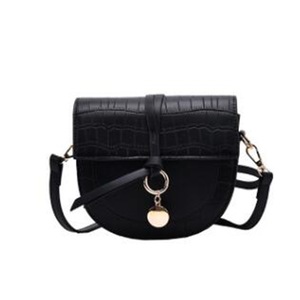 Fashion Small Pu Leather Saddle Crossbody Bags for Women Korean Elegant Shoulder Bag Purses and Handbags Luxury Designer