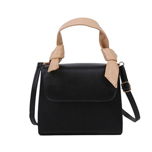 Fashion Solid Color PU Crossbody Handbag Women Portable Leather Shoulder Purse Female Simple Messenger Totes Bag?