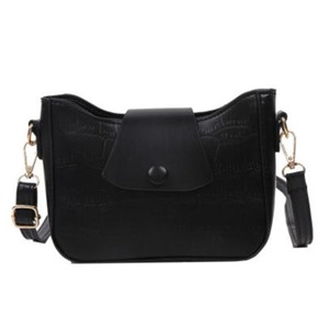 Fashion Stone Pattern Flap Shoulder Messenger Bag Casual Women PU Leather Solid Color Daily Handbags Zipper Clutches