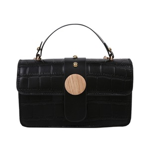 Fashion Stone Pattern Messenger Bag Women Solid Color PU Leather Chain Square Flap Shoulder Handbags Pouch