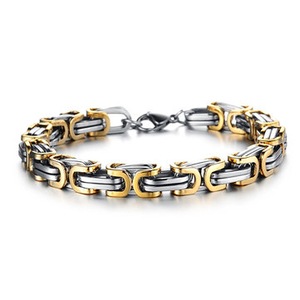 Fashion Titanium Steel Irregular Geometric Cuff Bracelets Ethnic Bracelet Jewelry for Men SILVER GOLD COLOUR