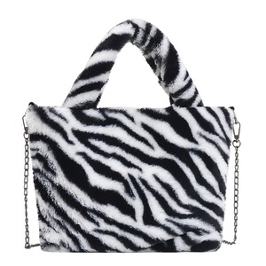 Fashion Tote Plush Messenger Bag Female Fluffy Shoulder Bags Shopping Handbags Youth Ladies Simple Versatile Bag