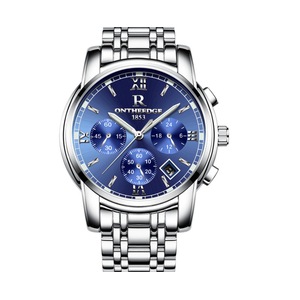 Fashion Waterproof Watch Steel Shell Steel with Multi-function Steel Watch Round Quartz 6-pin Watch Suitable for Men-1