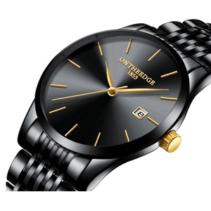 Fashion Waterproof Watch Ultra-thin Steel with Quartz Watch Calendar Waterproof Watch Watch Suitable for Men-3