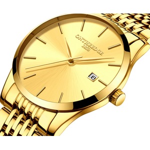 Fashion Waterproof Watch Ultra-thin Steel with Quartz Watch Calendar Waterproof Watch Watch Suitable for Men-6