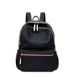 Fashion Women Black Small Backpack School Travel Bags Oxford Cloth Handbag Zipper For Teenager Shoulder Bag Travel Tote Backpack