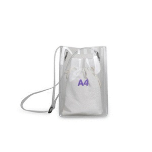 Fashion Women Jelly Candy Clear Transparent Handbag Hangable Pouch Tote Shoulder Bags Beach Bag Case Travel Organizer Container