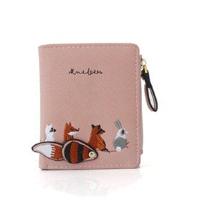 Fashion Women Leather Cartoon Wallet Purse Long Handbag Clutch Phone Card Holder Cute Mini Purse Multi-color Option