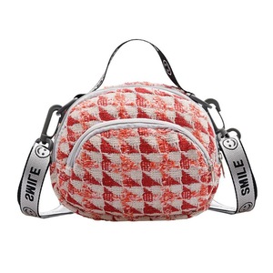 Fashion Woolen Women Shoulder Crossbody Bag Casual Ladies Zipper Messenger Handbag Vintage Travel Daily Satchel