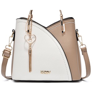 Fashionable And Trendy Handbag Korean Version Contrasting Color Single Shoulder Crossbody Bag