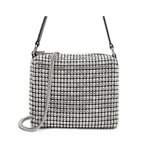 Fashionable Aw Rhinestone Hand-held Crossbody Bag