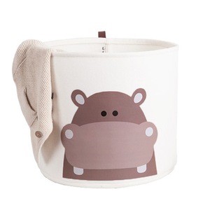 Felting Toy Storage Bag Laundry Clothes Basket Folding Storage Box Capacity Clothes Storage Bag Children Toy Storage Bucket