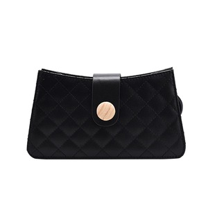 Female Ladies Shoulder Bag Street Solid Flap Handbags PU Leather Crossbody Purse Popular Simple Female Daily Bag