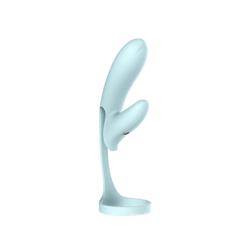 Female Masturbation Appeal Teasing Toys Vibrating Fingers Buckle Jumping Eggs Adult Sex Toys-Blue