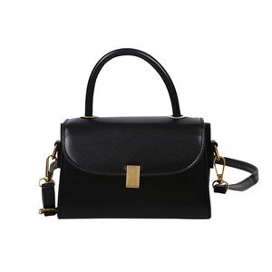 Female Solid PU Leather Messenger Bag Vintage Top-handle Pouch Street Clutches Fashion Exquisite Shopping Bag