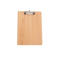 File Folders A4 Size Wooden Clipboard Clip Board Office School Stationery with Hanging Hole