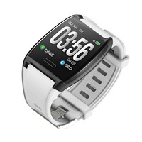 Fitness Tracker, Activity Tracker Fitness Watch with Heart Rate Monitor, Blood Pressure Monitor, Calorie Counter, Pedometer-White