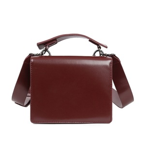 Flat Texture Square Bag PU Leather Shoulder Bag Ladies Handbag Messenger Bag