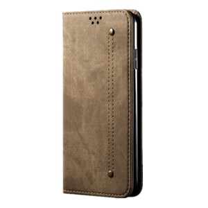Flip Case for Samsung Galaxy S10 Jeans PU Leather Shell Phone Bag Book Case Cover