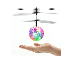 Flying Toy for Kids Adults Built-in LED Light Helicopter Shining Colorful Flying Drone