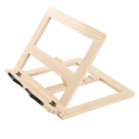 Foldable Wood Bookends Stand Cookbook Holder Reading Rack Wooden Reading Book Support Stand Holders Tablet PC