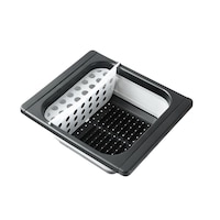 Folding Dishes And Tableware Folding Filter Basket Creative Storage Box Drainer Bowl Tableware Plate Portable Drying Rack