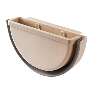 Folding Hanging Living Room Bathroom Car Trash Box Bag Wall Hanging Paper Basket