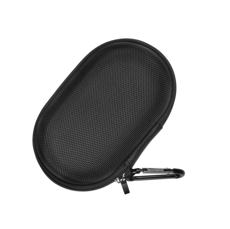 For B&O BeoPlay P2 Portable Bluetooth Speaker Protective Bag with Carabiner(Black)