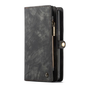 For Huawei P20 Cover 2 in 1 Multifunction Split Zipper Wallet PU Leather Case Flip Smart Phone Bag Case for Huawei P20