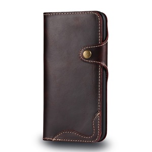 For iPhone 11 Case Retro Oil Wax PU Leather Flip Case Handstrap Card Belt Bag Cover for Apple iPhone 11 Phone Case