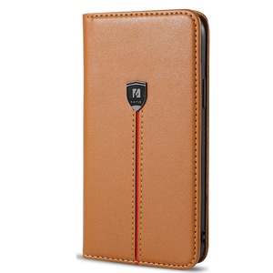 For iPhone X Flip Case Classic Iron Logo PU Leather Phone Case Wallet Stand Business Smart Bag Cover for Apple iPhone X