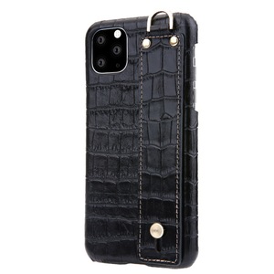 For iPhone XS Max Crocodile Skin PU Leather Protective Case Slim Business Handheld Phone Bag Cover for Apple iPhone XS Max