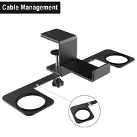 For Meta Quest 2/3/Pro Table-Side Stand Aluminum Alloy VR Storage Bracket