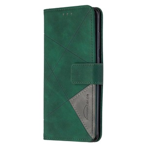 For Samsung Galaxy S9 Plus PU Leather Case Rhombus Holster Stripe Wallet Flip Cover Magnet Fundas Phone Bag