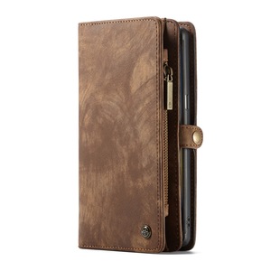 For Samsung Note 8 PU Leather Case Multifunction 2 in 1 Split Wallet Bag Zipper Phone Protective Cover for Samsung Galaxy Note 8